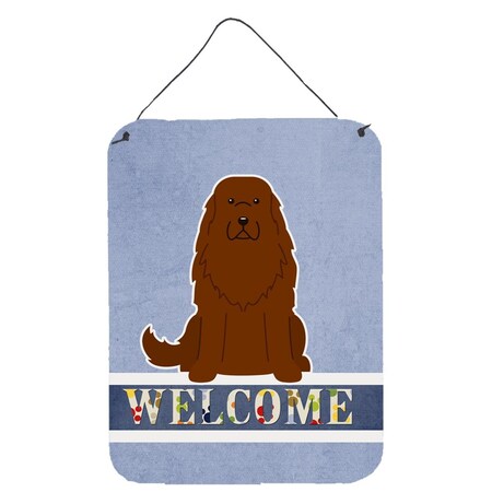 Carolines Treasures Caucasian Shepherd Dog Welcome Wall or Door Hanging Prints BB5631DS1216